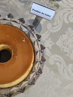 Pudim de sobremesa em calda